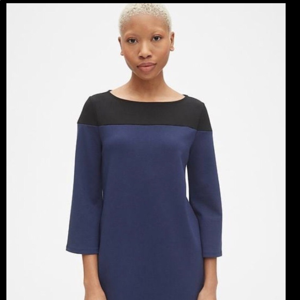 Gap colorblock shift dress NWT